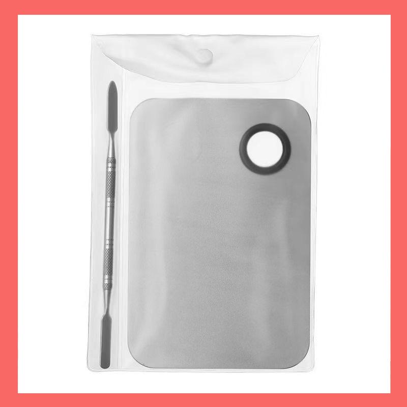 Stainless Steel Makeup Mixing Spatula for Concealer, Foundation, & Blush.
