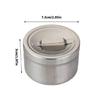 Stainless Steel Container Medicals Cotton Ball Ointment Storage Bathroom Multipurpose Organizer for Medicals Ointments