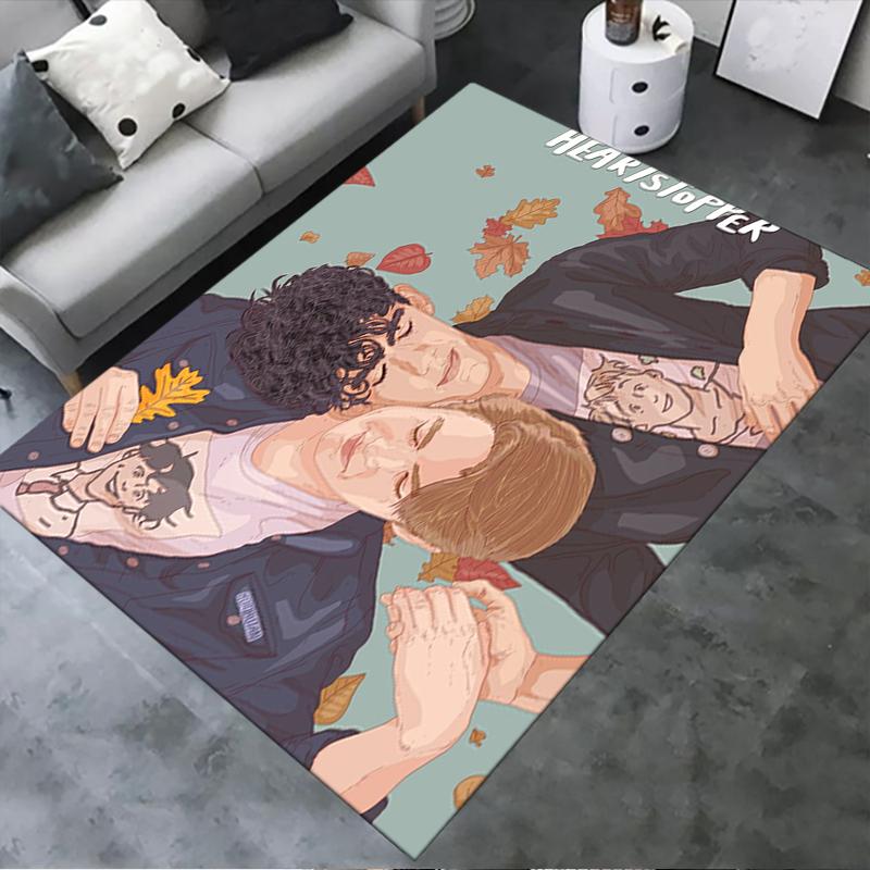 2025 New Heartstopper Carpet Rug for Living Room Bedroom Home Sofa Decoration,Kids Play Non-slip Floor Mat56
