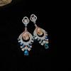 GemChic Women's Earrings Sweet Embed Imitation Gem Cool Drop Earrings Artsy Retro Trendy Earrings Birthday Christmas Jewelry Gift