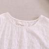 Sweet Mori Style Cotton Linen Embroidered Vest with Side Slit and Tie-Up Design