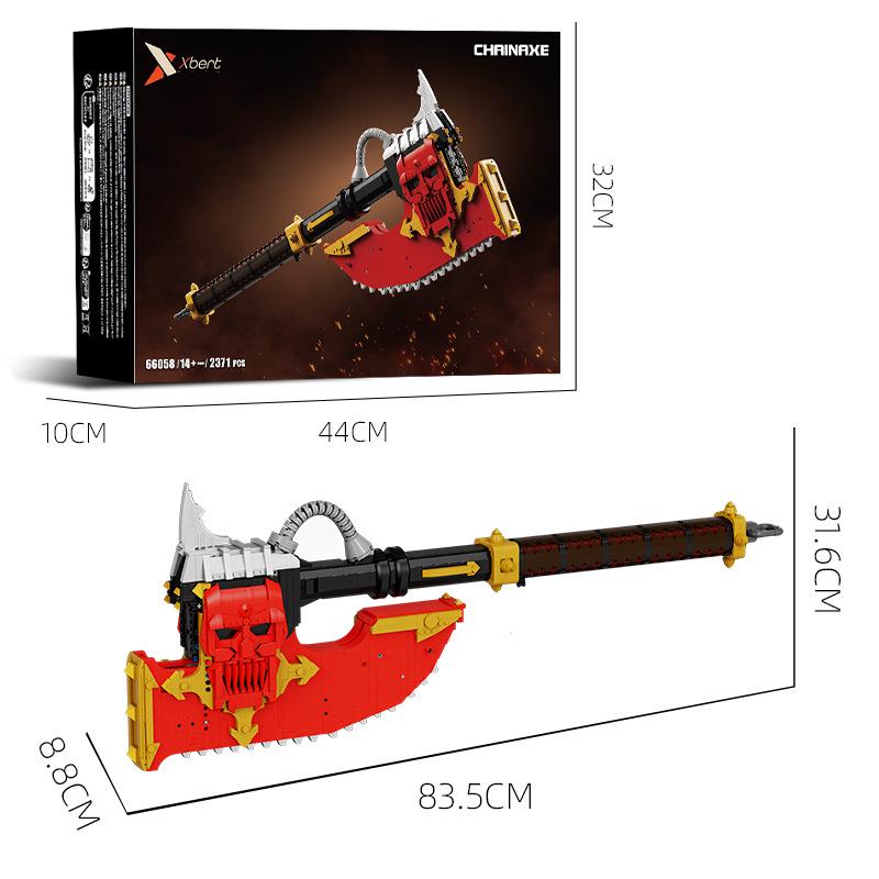 ZhuanYue Power Chainsaw Axe Building Blocks Toy - Children s Educational Assembly Model