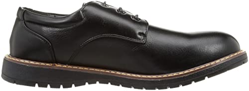 Dedes 6340 Men's Plain Toe Oxford Lace-Up Shoes, Black, Size 27.0cm, 3E