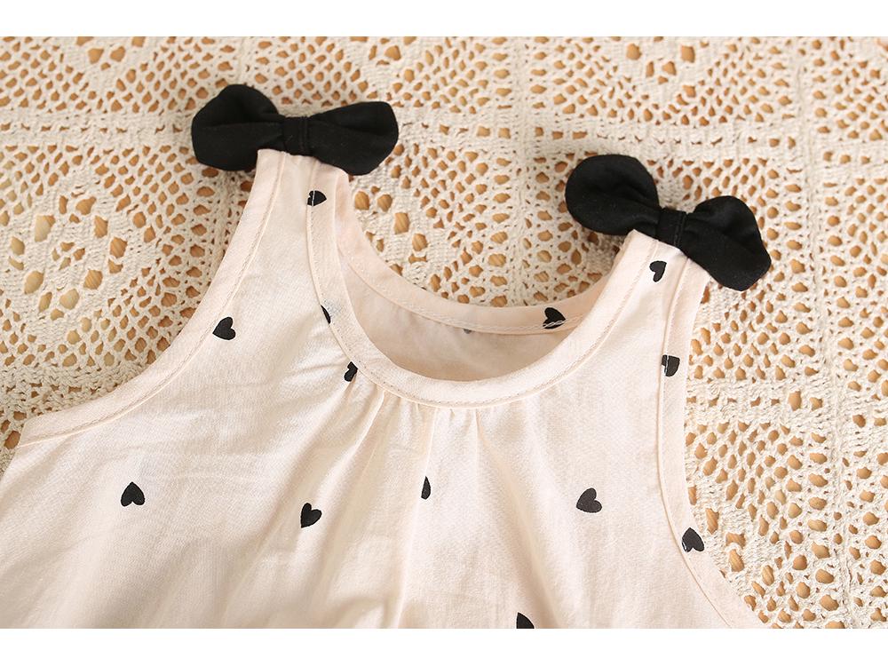 Trendy Baby Girl Sleeveless Summer Romper - Adorable & Light