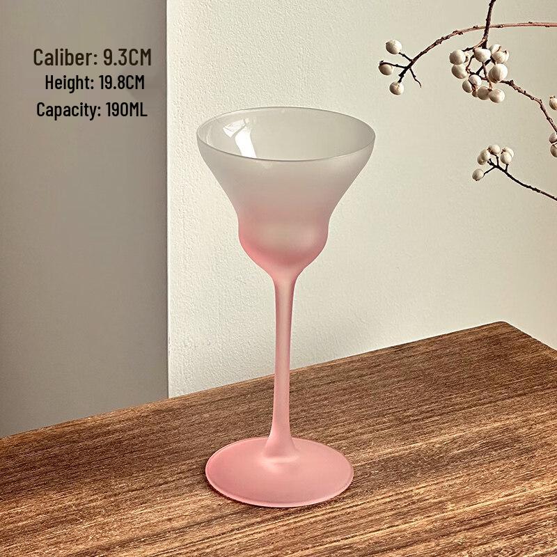 ZISIZ Handmade Purple Stemmed Wine Glass