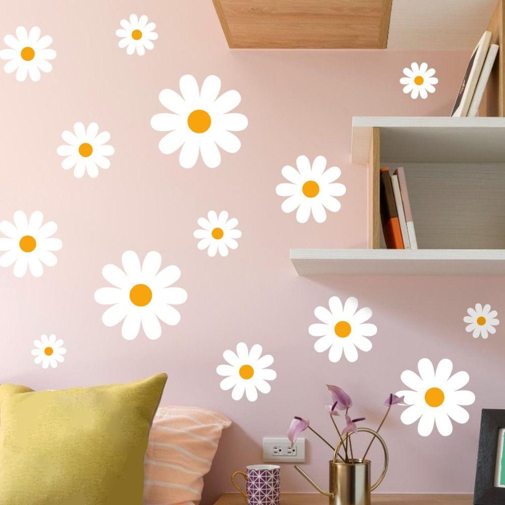 Flower Bedroom Decorative Stickers Kids Room Decoration Stickers for Bedroom Living Home Decor