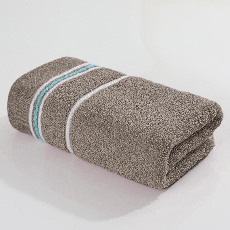 Embroidery Soft Absorbent Face Towel: Thickened Pure Cotton with Polyester Blend