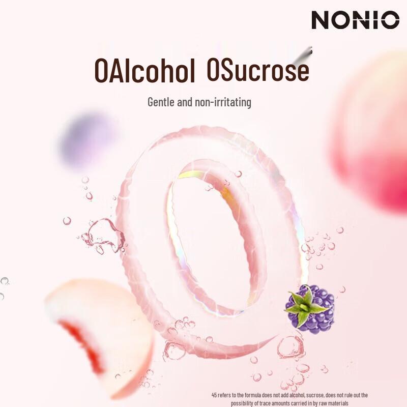 Lion Fresh Peach Zero Sugar Amino Acid Mouthwash, 4x450ml