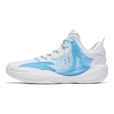 Light Cavalry 8 Durable Breathable Low-Top Basketball Shoes Men Sneakers White Blue 112321603-2