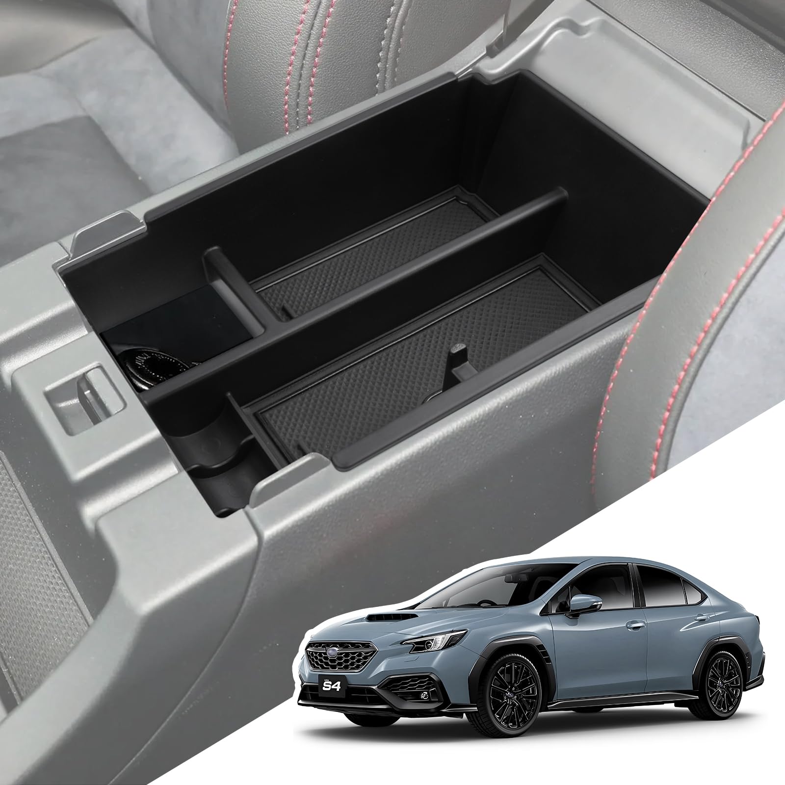 

LANGBEAN Subaru WRX S4 2-го поколения серии VB (2021.11 ~ Настоящее время) Консольный лоток Консоль чёрный