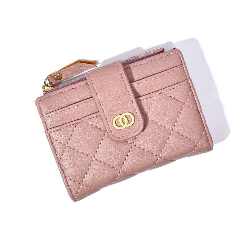 Korean Style Women's Wallet: Compact Card Holder & Coin Purse