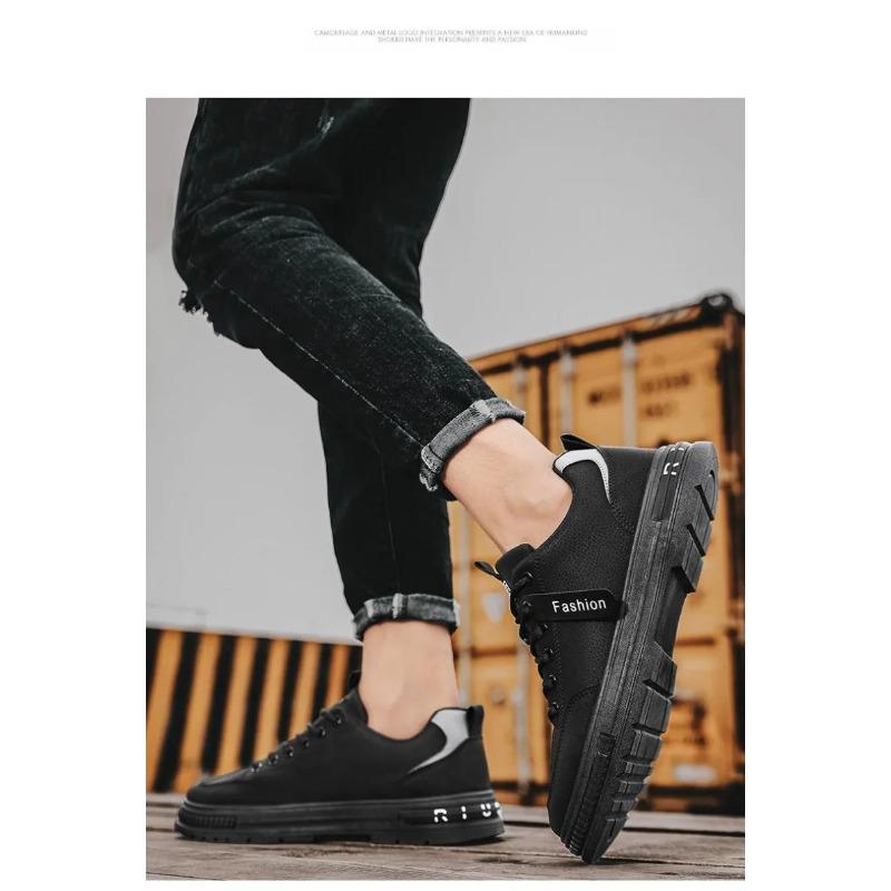 Men's Shoes Season Breathable Versatile Casual Trendy Shoes Men's Work Lightweight Sports Board Shoes