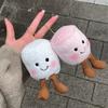 Two Tone Cotton Candy Plush Keychain Cute Soft Doll Pendant Bag Accessory Christmas Gift