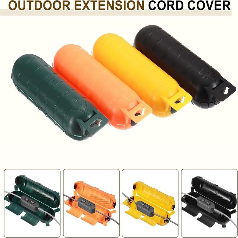 Outdoor Extension Cord Safety Cover with Waterproof Seal, Weatherproof Electrical Connection Box to Protect Outdoor Outlet