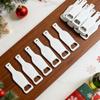 Bottle Opener Bottle-Shaped Opener Creative Cocktail Shaped Opener Can Print Photo Logo 6