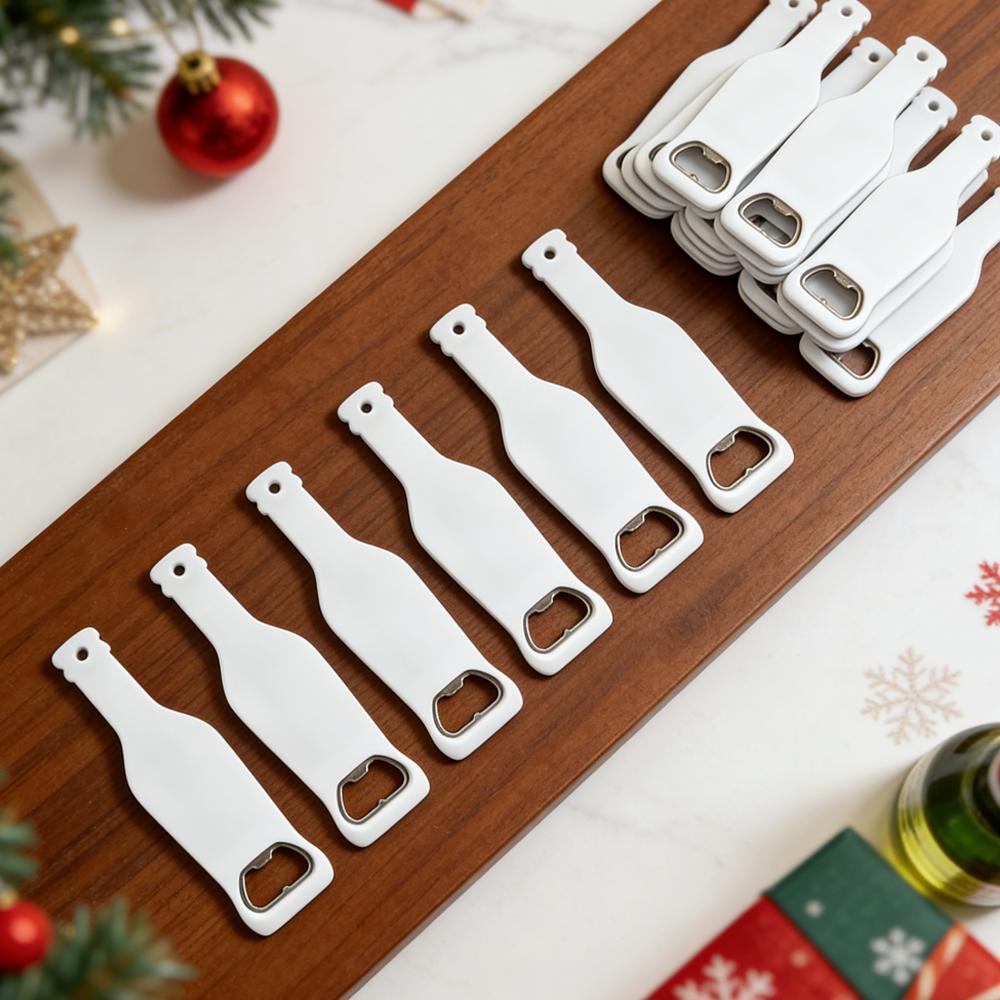 Bottle Opener Bottle-Shaped Opener Creative Cocktail Shaped Opener Can Print Photo Logo 6
