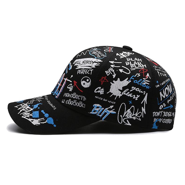 Graffiti Hut Männlichen Gedruckt Hip Hop Cap Weibliche