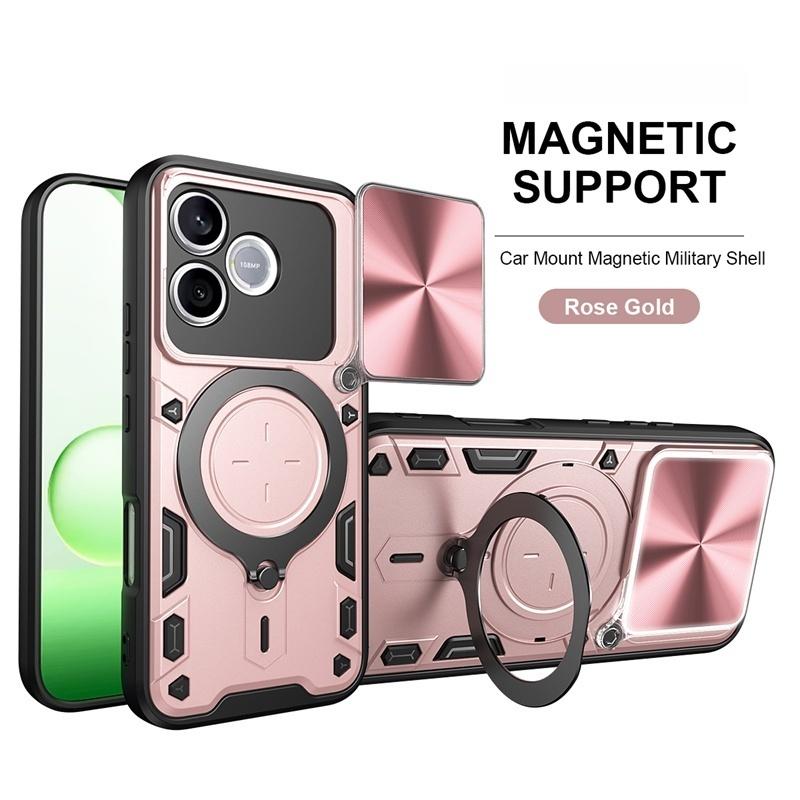 For Honor 600 400 Pro Case Shockproof Armor Car Holder Magnetic Ring Phone Cover For Honor 400 600 Lite Coque Slide Lens Fundas