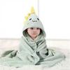 Newborn Bath Towel Coral Fleece Thickened,children's Hooded Bathrobe Hooded Home Clothes Baby Hug Blanket