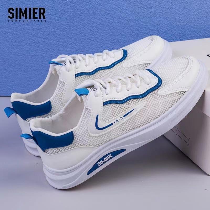 

Производитель летней мужской обуви 2024 года, новая тенденция, универсальная дышащая сетчатая обувь, повседневная студенческая обувь для занятий спортом 39