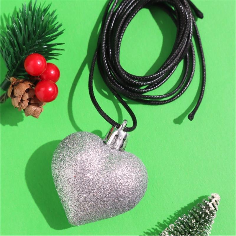 Elegant Long Neck Chain Adjustable Rope Collarbone Chains Electroplate Heart Pendant Neckchain Jewelry for Women Girls