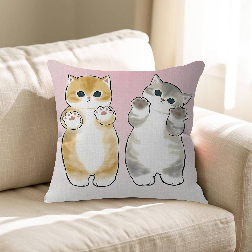 Cartoon Ins Mofuasnd Cat Pillow Anime Pillow Sofa Bed Head Pillow Cover Cushion Cover Fashion