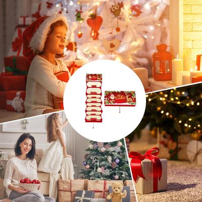 Christmas Money Holder with 10 Slots Santa Cash Holder Party Supplies for Men Women Boys Girls Teens Family Friends