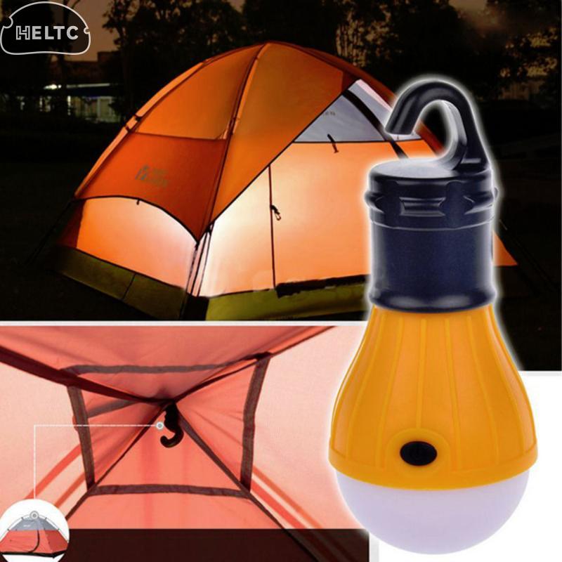 1Pcs Outdoor Camping Hiking Fishing Lighting Hurricane Protected Portable LED Emergency Light With Clip Hook