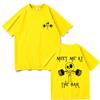 Meet Me At The Bar Gym Pump Cover Tshirt Funny Skeleton Oversized Crewneck Tshirt Men Women Casual High Quality Cotton T Shirts