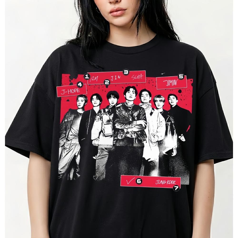 Concert T-shirt Summer Men s and Women s T-shirt Breathable 2XS