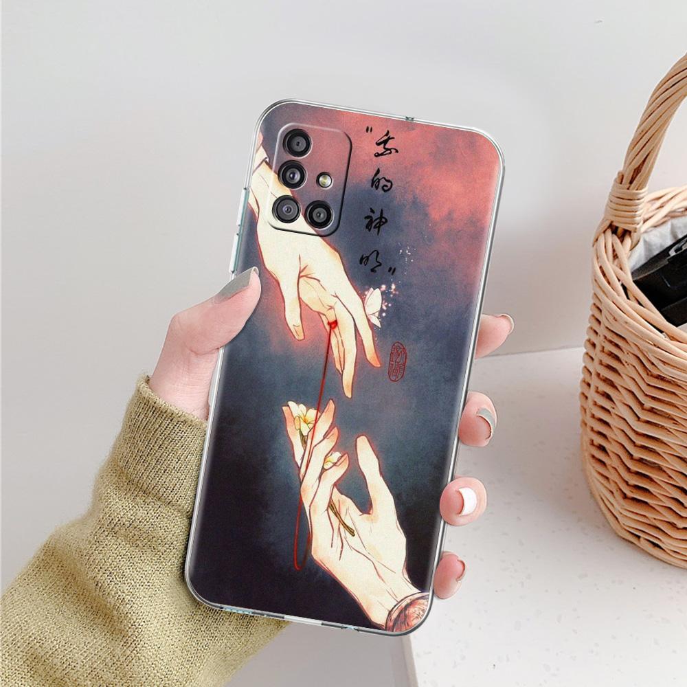 Case For Samsung A15 A13 A35 A55 A51 A71 A41 A31 A21S A05 A17 A23 A25 A33 A53 A73 5G A07 4G Cover Heaven Official's Blessing