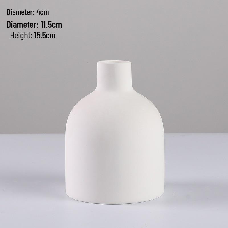 Handmade Ceramic Vase for Water Marbling and DIY Painting Activities