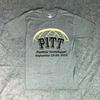 Pittsburgh Panthers Womens Shirt Small Gray Short Sleeve Tee Volleyball Top NCAA