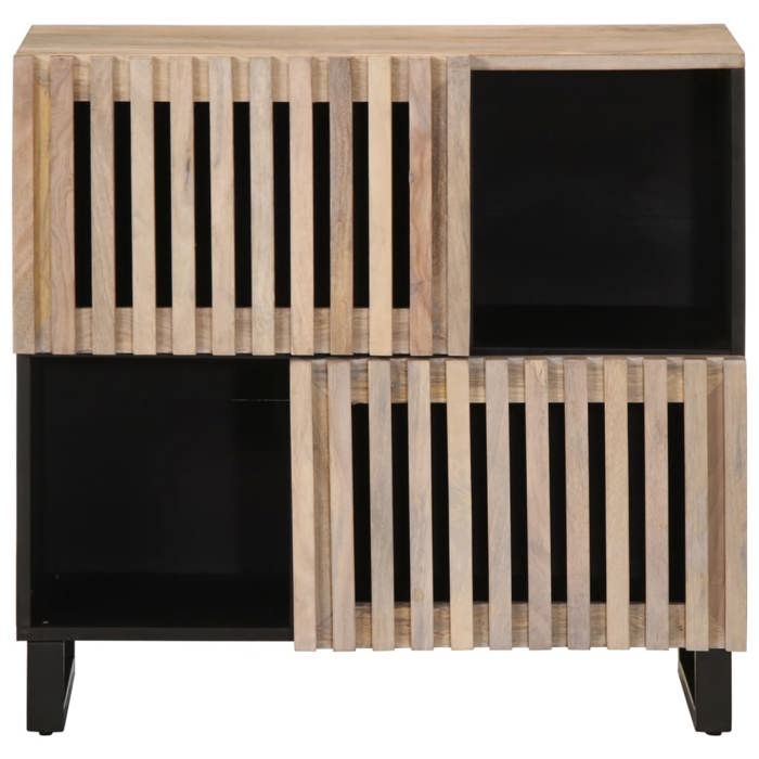 VidaXL Buffet 80x34x75 Cm Solid Mango Wood, Storage Furniture, Kitchen Storage Furniture, Cupboard, Furniture 377572