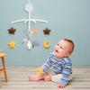 Baby Crib Mobile Musical Rotating, Soft Plush Pendants, Unisex Nursery Decor