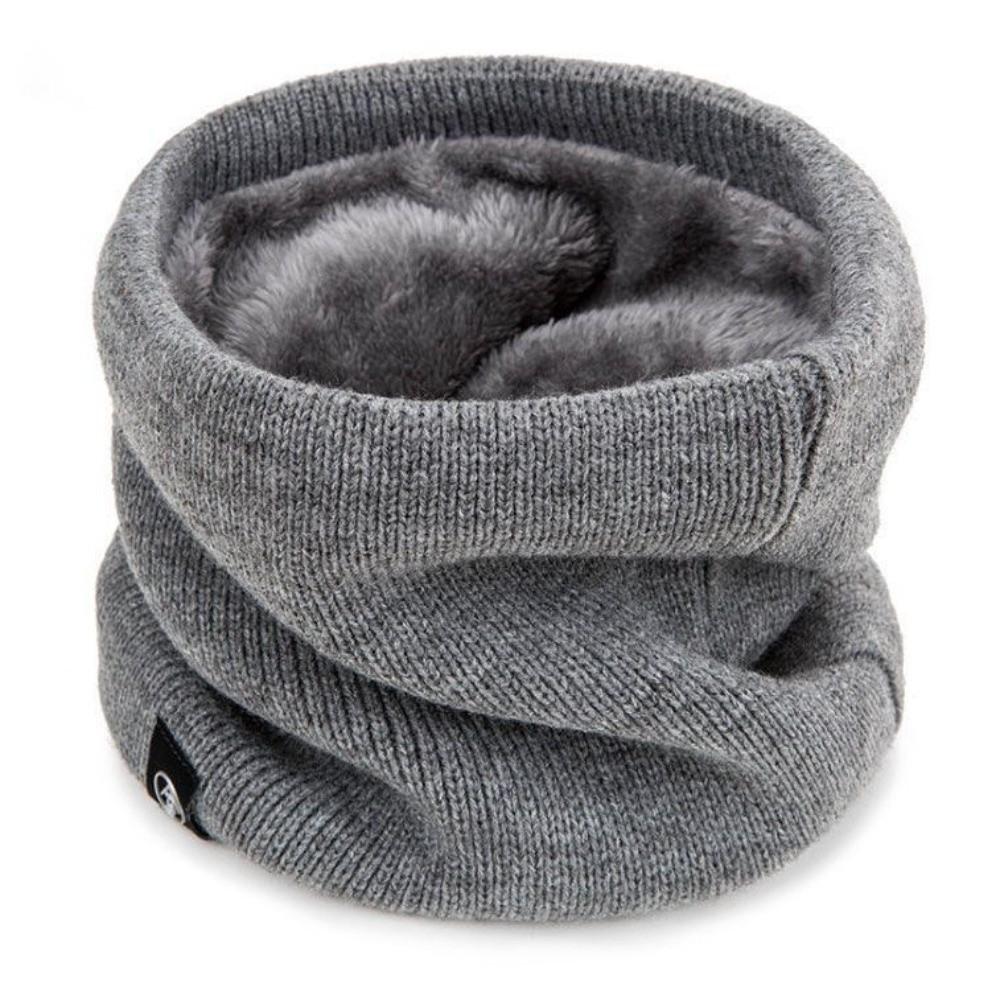 Warm Neck Gaiter Windproof Tube Scarf Unisex Knitted Scarf Skiing