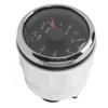 Oil Pressure Gauge Pointer 52mm 2.0in 10‑184 Ohm  Colourful Backlight Adjustable Universal for Cars BoatsBlack