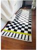 Grid Water-Absorbent Quick-Dry Anti-Slip Floor Mat for Bathroom & Bedroom