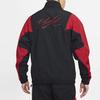Jordan Flight Spliced Casual Sport Jacket with Stand Collar Men Jackets Black CV3151-010