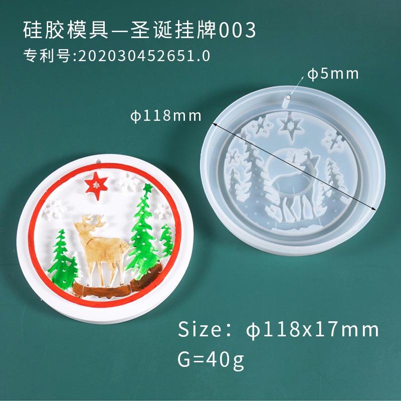 Molde de Listagem Simples Moderno Molde de Bolo Molde de Listagem de Papai Noel Molde de Silicone Ferramentas de Confeitaria para Bolos Molde