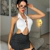 Sexy Striped Bow Ultra-short Skirt Lingerie Set - Pure Temptation