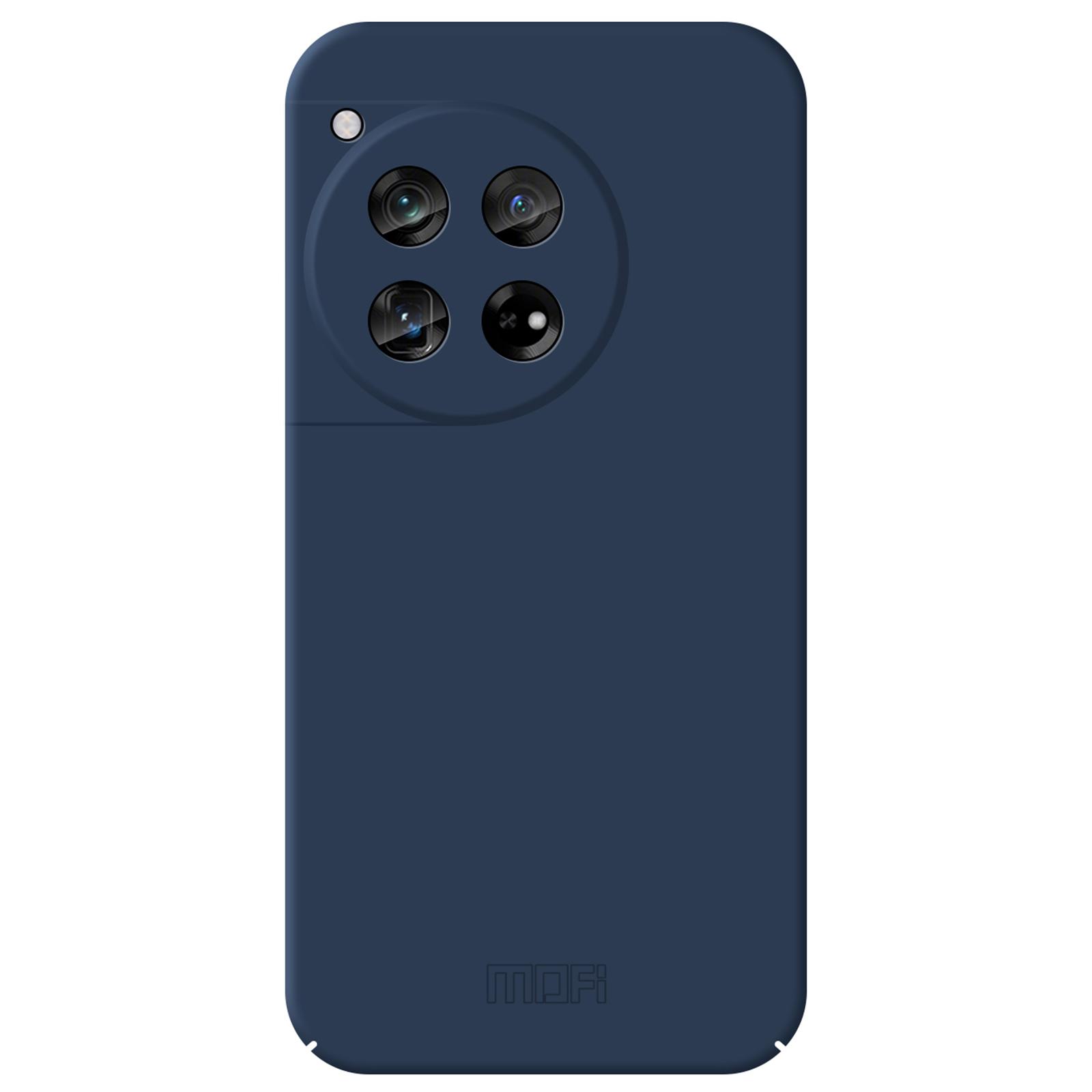 

MOFI Серия JK Qin Для OnePlus 12 5G Чехол Матовый Устойчивый к царапинам ТПУ+Акриловая Задняя крышка для телефона Blue