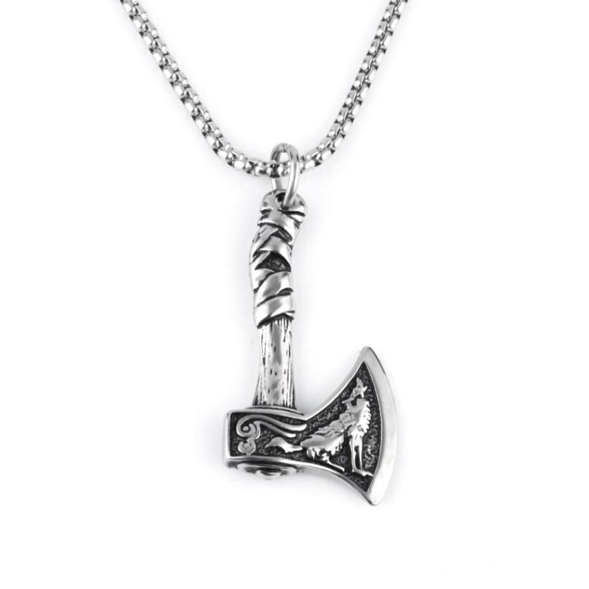 Trendy Hip Hop Street Dance Necklace Accessories Men's Nightclub Accessories Titanium Steel Necklace