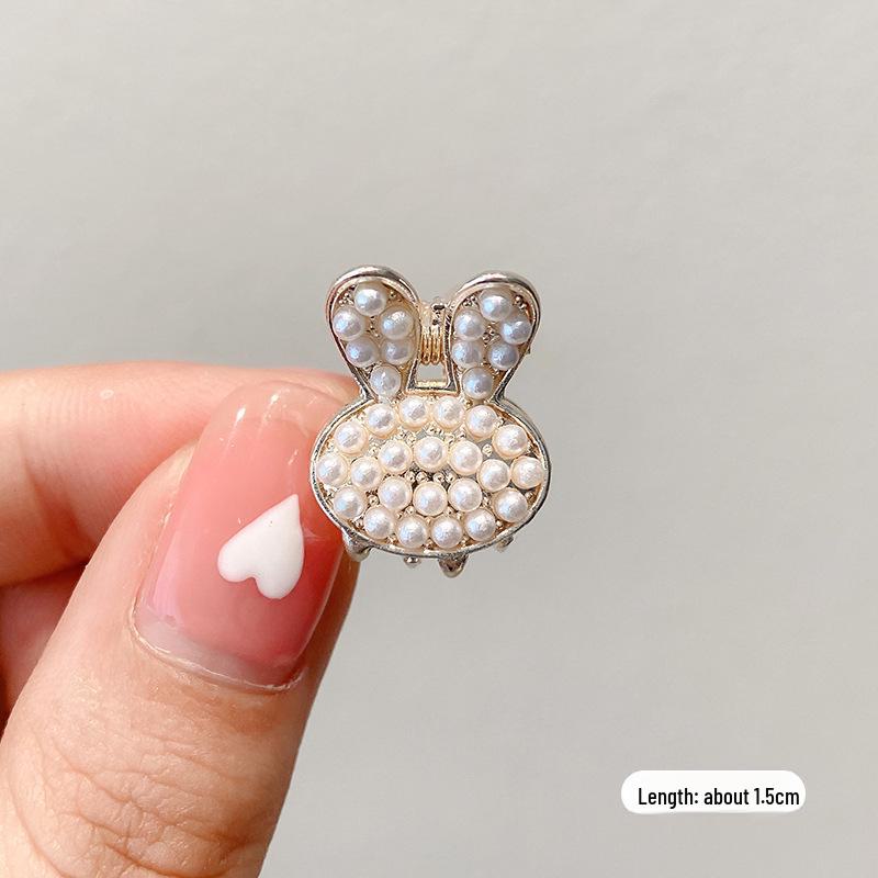 Women's Half-Tied Pearl Hairpin - 2024 New Side Clip for Back of Head