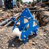 Two-Wheel Cable Pulley Floor-Standing for Construction Sites