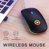 2.4GHz Wireless Optical Mouse Mice USB Rechargeable RGB For PC Laptop Computer