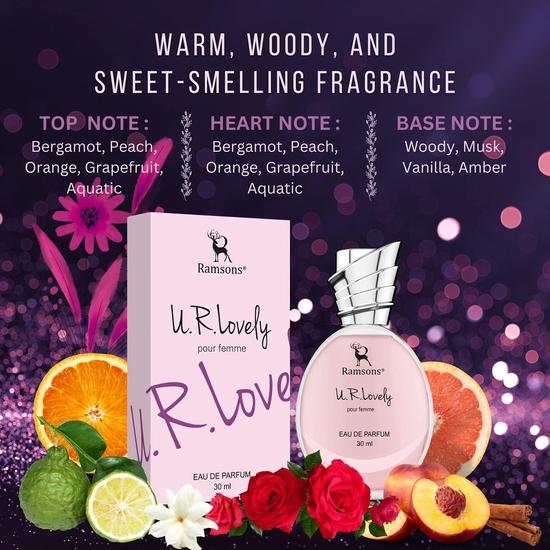 Ramsons - U R LOVELY, U R SWEET & U R AWESOME Eau de Parfum Combo Pack of | 30 ML x 3| Perfume For Women