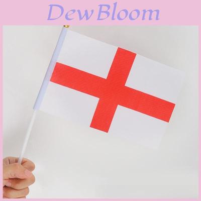 Global Football Cup Polyester Handheld Flags For Sports Fans And Festivals