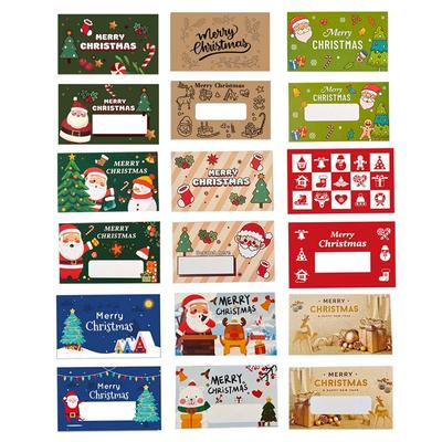 10pcs Christmas Scratch Cards Set DIY Gift Vouchers with Santa Claus & Tree Designs Party Favors DIY Games Supplies Gift Voucher