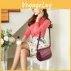 Stylish Women's Casual Shoulderbag Soft Pu Leather Handbag With Adjustable Strap